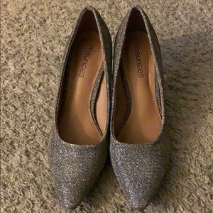 Maurices size 7 sparkly heels